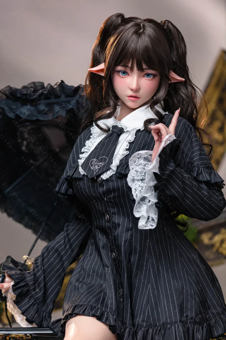 155cm (5ft1) E罩杯 輕量化 矽膠 性愛娃娃 ROS 头部 Freesia